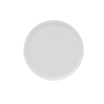 Mikasa 10.7In Round Plate Isla White Porcelain - Set of 12 pcs