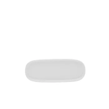 Mikasa 12 x 7.75In Rectangle Platter Isla White Porcelain - Set of 4 pcs