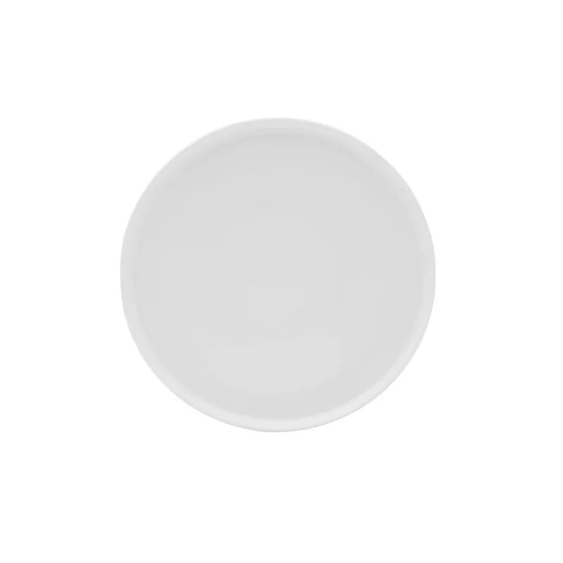 Mikasa 6.69In Round Plate Isla White Porcelain - Set of 12 Mikasa 6.69In Round Plate Isla White Porcelain - Set of 12