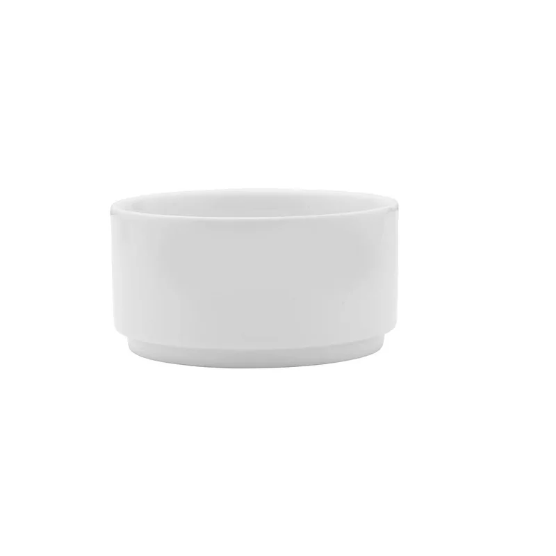 Mikasa 5In 21oz Stk Bowl Galleria Porcelain White - Set of 12 Mikasa 5In 21oz Stk Bowl Galleria Porcelain White - Set of 12