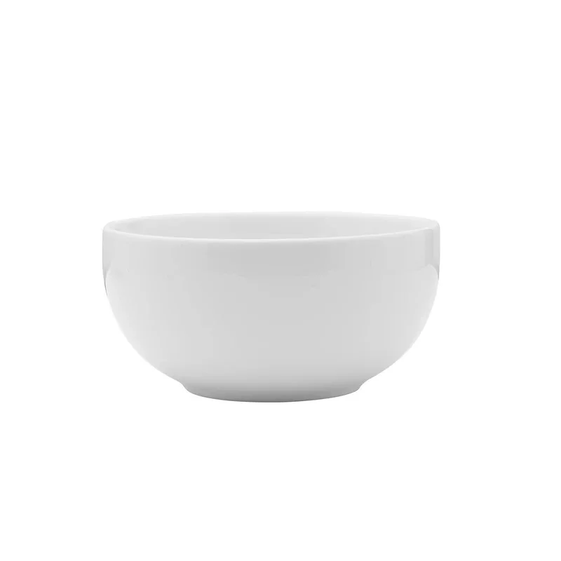 Mikasa 6In 34oz Bowl Galleria White Porcelain - Set of 12 Mikasa 6In 34oz Bowl Galleria White Porcelain - Set of 12