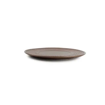 Hammered Copper Brass Plate – 10.63 Inch - set of 12