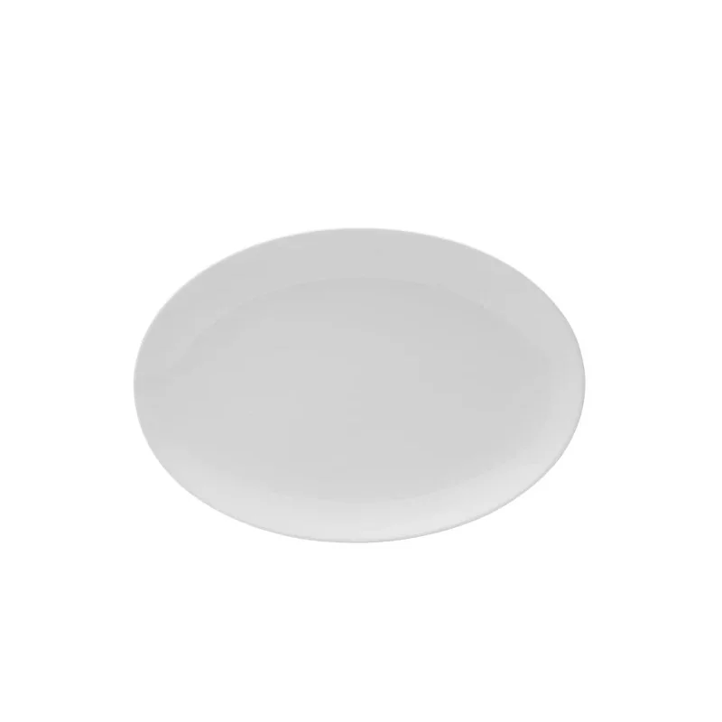 Mikasa 12 x 8 Oval Cup Platter Galleria White Porcelain - Set of 12 pcs Mikasa 12 x 8 Oval Cup Platter Galleria White Porcelain - Set of 12 pcs