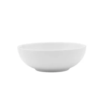 Mikasa 5.1In 9.5oz Cup Bowl Galleria White Porcelain - Set of 12