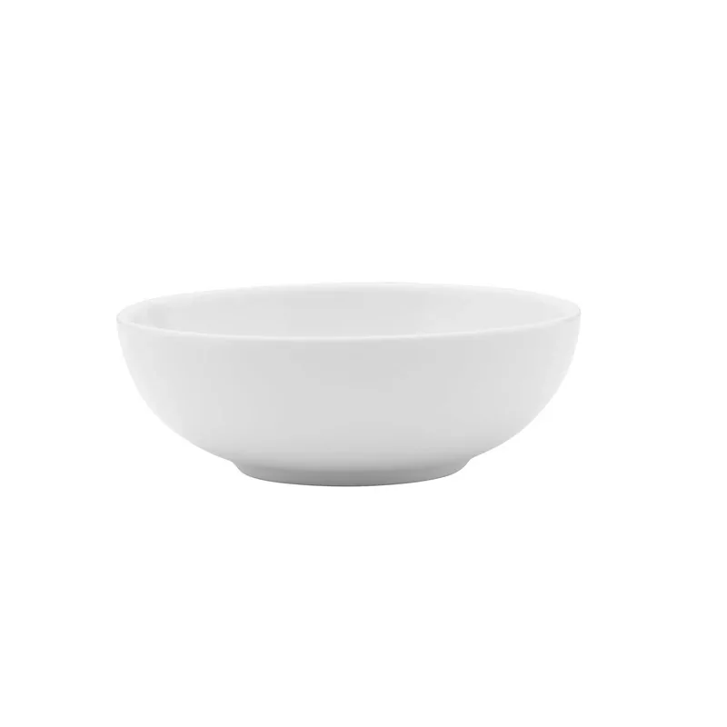 Mikasa 5.1In 9.5oz Cup Bowl Galleria White Porcelain - Set of 12 Mikasa 5.1In 9.5oz Cup Bowl Galleria White Porcelain - Set of 12