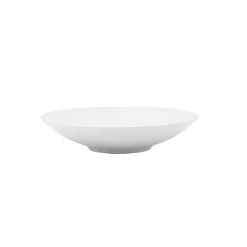Mikasa 6In Deep Coupe Plate Galleria White Porcelain - Set of 36 pcs