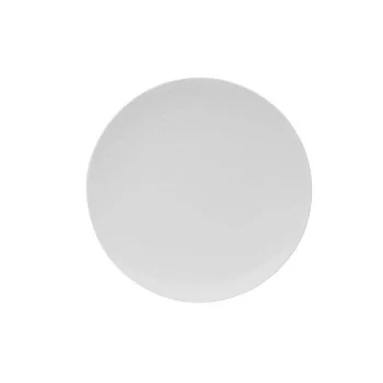 Mikasa 12In Coupe Plate Galleria White Porcelain - Set of 12 pcs