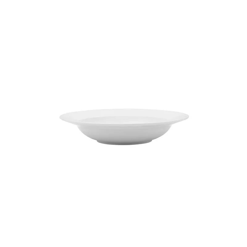 Mikasa 9In Deep Plate Galleria White Porcelain - Set of 24 pcs