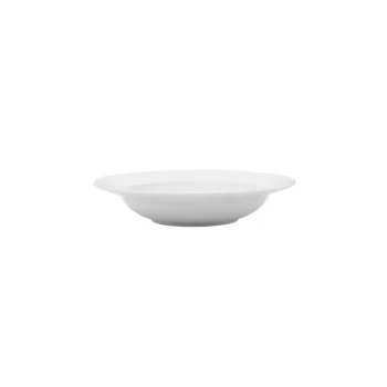 Mikasa 10In Deep Plate Galleria White Porcelain - Set of 24 pcs