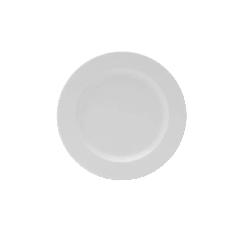 Mikasa 10.6In Plate Galleria White Porcelain - Set of 12 Mikasa 10.6In Plate Galleria White Porcelain - Set of 12