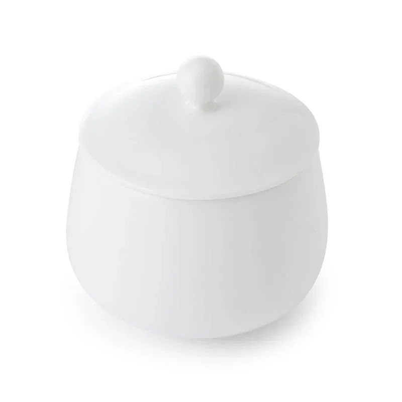 Mikasa Lola Sugar Bowl With Lid – 3 Inch - 10oz - set of 16