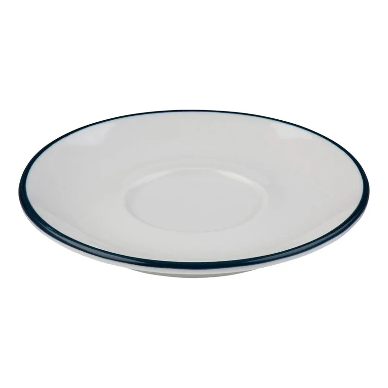 ID Fine Modest Navy Espresso Saucer 4.7 Inch - Set of 12 pcs