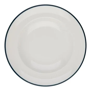 ID Fine Modest Navy Deep Plate 11.02 Inch - Set of 6 pcs