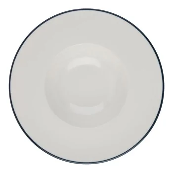 ID Fine Modest Navy Deep Plate 11.4 Inch - Set of 6 pcs