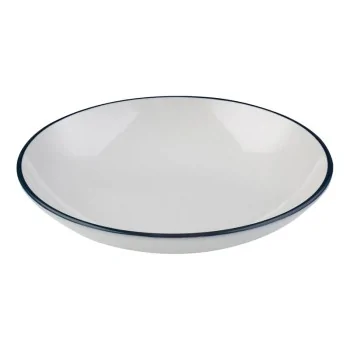 ID Fine Modest Navy Deep Plate – 8.66 Inch - Set of 12