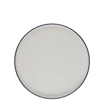 ID Fine Modest Navy Hi Wall Platter 11 Inch - Set of 6 pcs