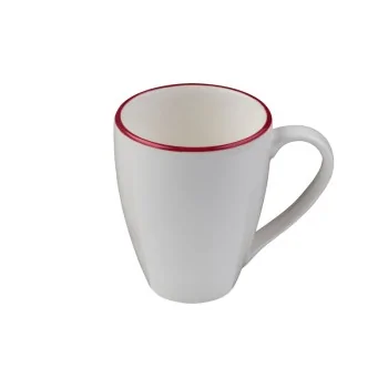 ID Fine Modest Maroon Mug – 4 Inch, 10 oz - Set of 6