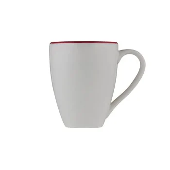 ID Fine Modest Maroon Mug – 4 Inch, 10 oz - Set of 6