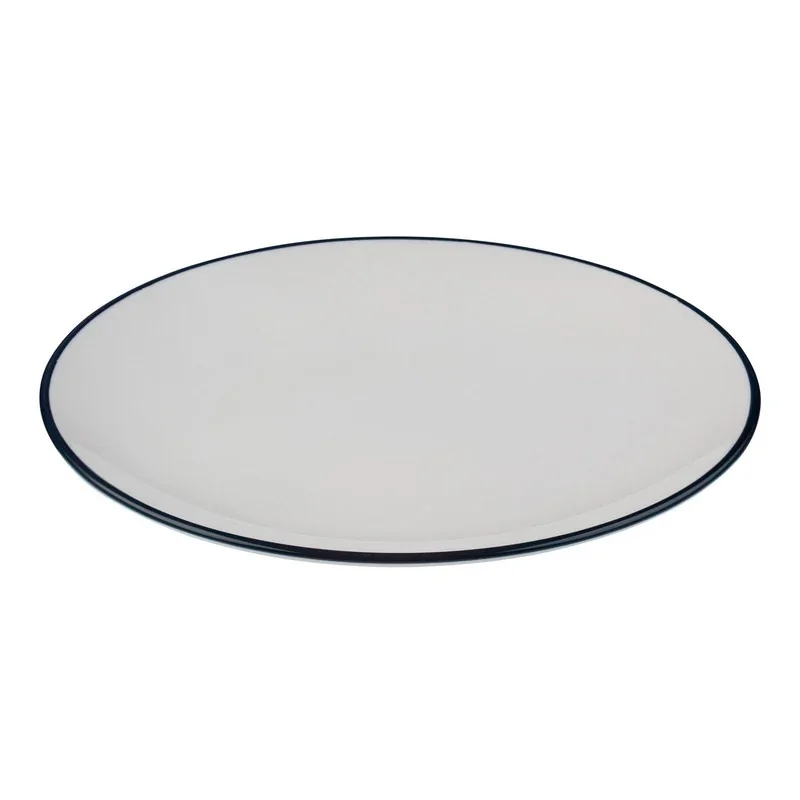 ID Fine Modest Navy Coupe Plate – 8.27 Inch - Set of 12 ID Fine Modest Navy Coupe Plate – 8.27 Inch - Set of 12