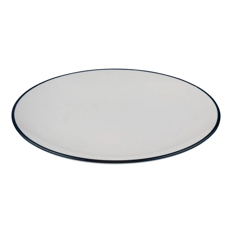 ID Fine Modest Navy Coupe Plate 9.84 Inch - Set of 12 pcs ID Fine Modest Navy Coupe Plate 9.84 Inch - Set of 12 pcs