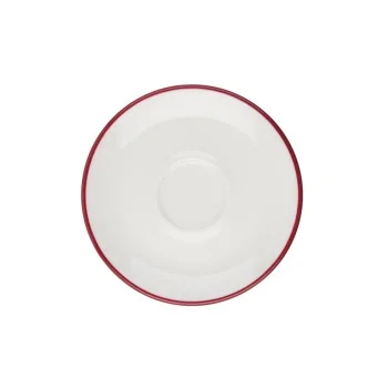 ID Fine Modest Maroon Espresso Saucer – 4.7 Inch - Set of 12