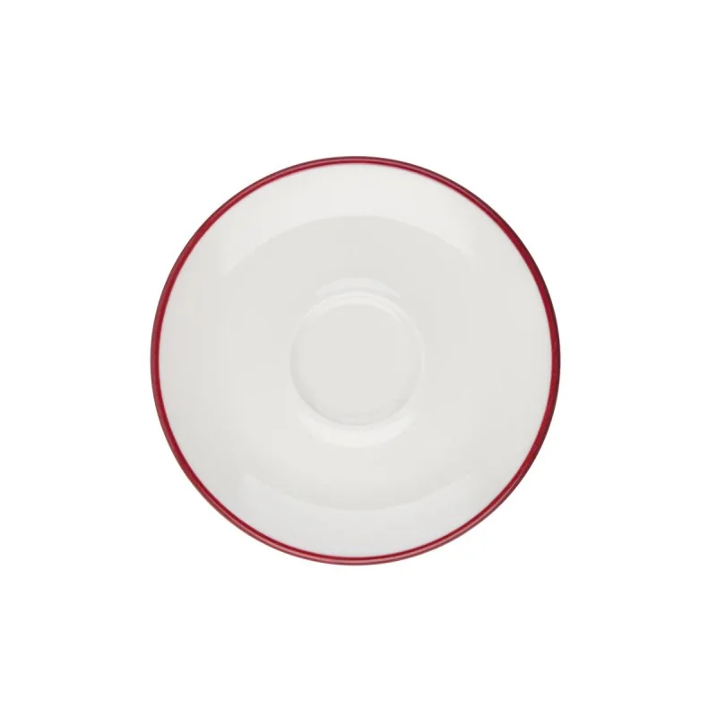 ID Fine Modest Maroon Espresso Saucer – 4.7 Inch - Set of 12