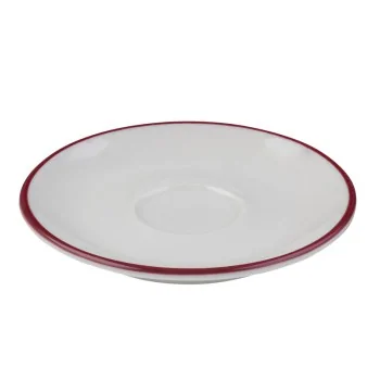 ID Fine Modest Maroon Espresso Saucer – 4.7 Inch - Set of 12