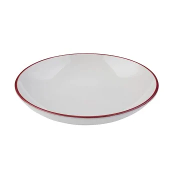 ID Fine Modest Maroon Deep Plate – 9.86 Inch, 39 oz - Set of 12
