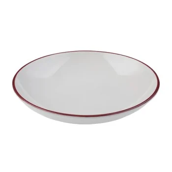 ID Fine Modest Maroon Deep Plate – 11.8 Inch, 65 oz - Set of 6