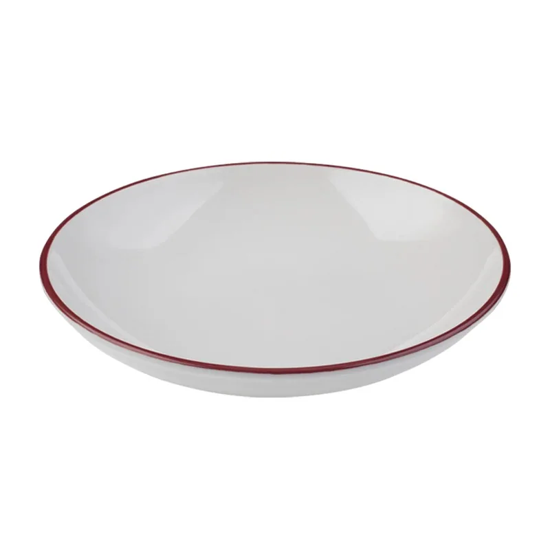 ID Fine Modest Maroon Deep Plate 11.8'' 65 oz - Set of 6 pcs