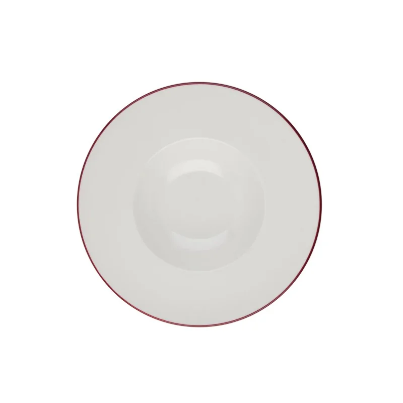 ID Fine Modest Maroon Deep Plate 11.4'' 16 oz - Set of 6 pcs ID Fine Modest Maroon Deep Plate 11.4'' 16 oz - Set of 6 pcs