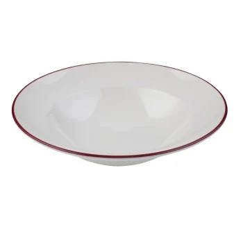 ID Fine Modest Maroon Deep Plate 11.02'' 19 oz - Set of 6 pcs