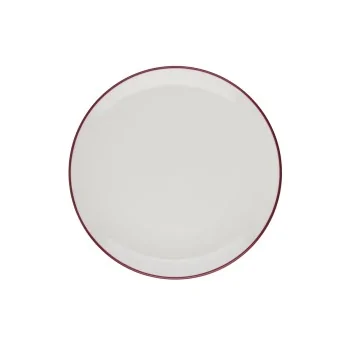 ID Fine Modest Maroon Coupe Plate – 8.2 Inch - Set of 12