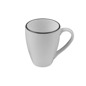 ID Fine Modest Black Mug – 4 Inch, 10 oz - Set of 6