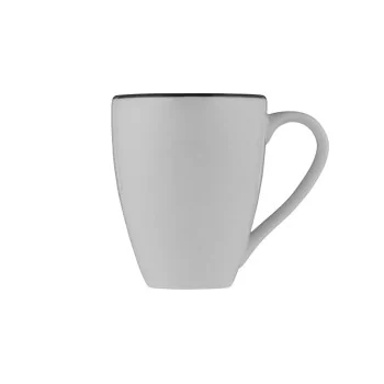 ID Fine Modest Black Mug – 4 Inch, 10 oz - Set of 6