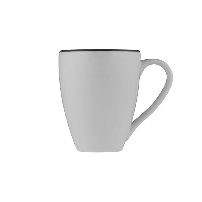 ID Fine Modest Black Mug 4'' 10 oz - Set of 6 pcs