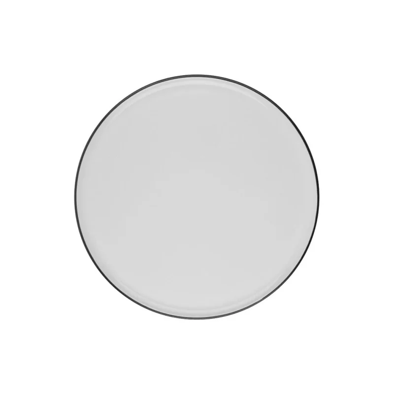 ID Fine Modest Black Pizza Plate 12.2 Inch - Set of 6 pcs