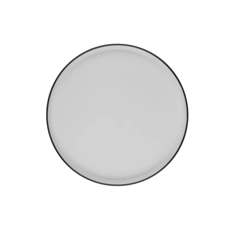 ID Fine Modest Black High Wall Plate – 11 Inch - Set of 6