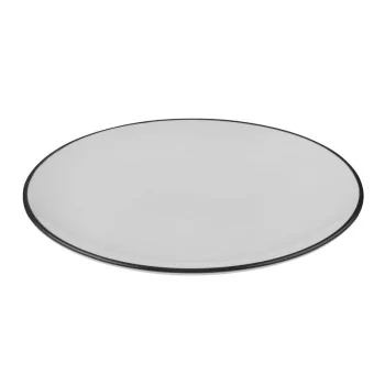 ID Fine Modest Black Coupe Plate – 11.8 Inch - Set of 6
