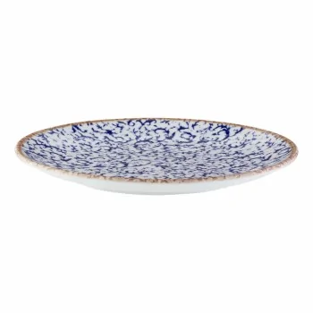 ID Fine Venecia Blue Fine China Coupe Plate – 8.2 Inch - Set of 12