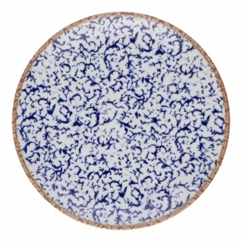 ID Fine Venecia Blue Fine China Coupe Plate 10.7 Inch - Set of 12 pcs
