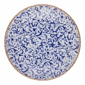 ID Fine Venecia Blue Fine China Deep Plate – 8.8 Inch, 26oz - Set of 12