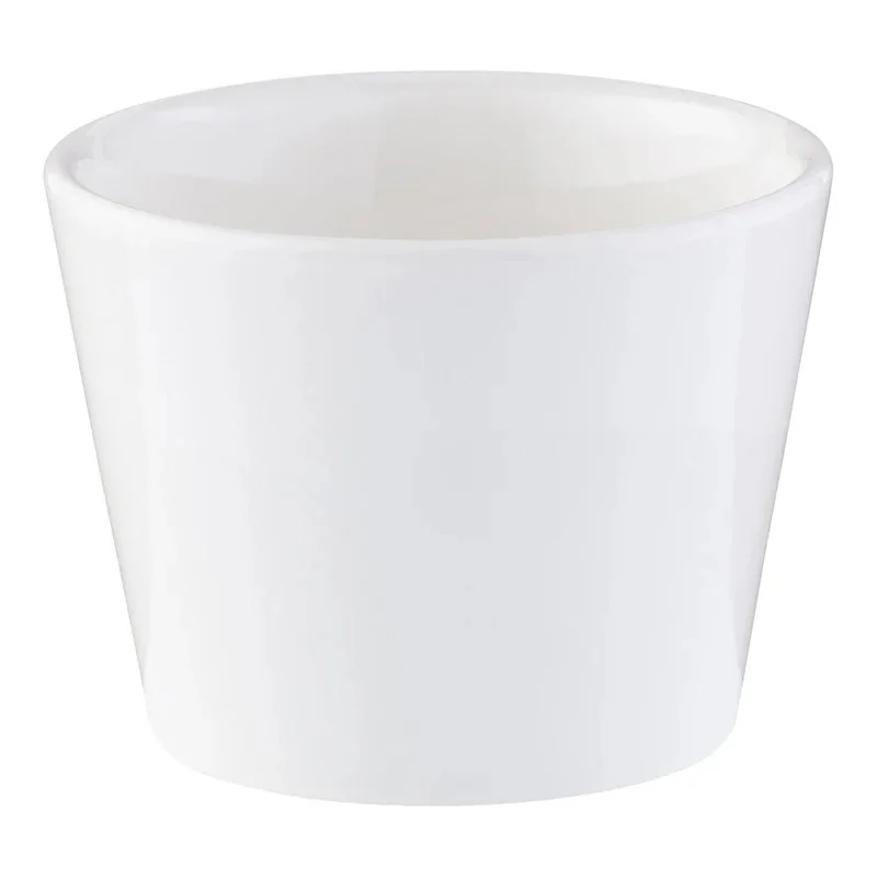ID Fine Bevel White Vitreous China Sugar Bowl 2.5'' 7oz - Set of 12 pcs