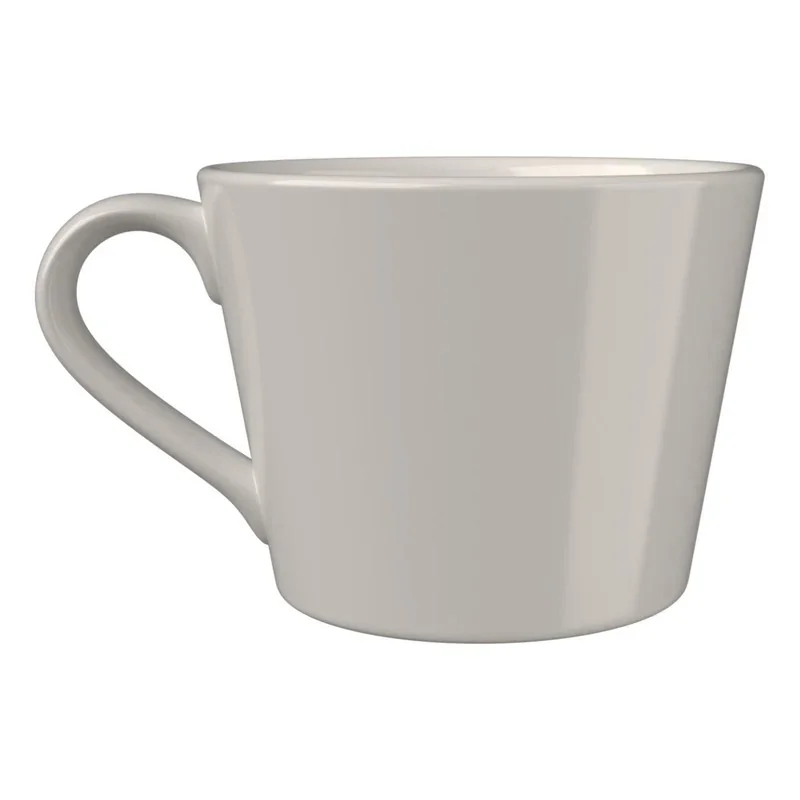 ID Fine Bevel White Vitreous China Cup – 3.8 Inch, 8oz - Set of 12 ID Fine Bevel White Vitreous China Cup – 3.8 Inch, 8oz - Set of 12