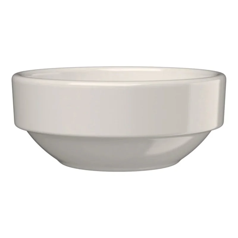 ID Fine Joker White Fine China Stacking Bowl – 4.8 Inch, 12oz - Set of 12
