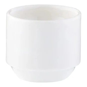 ID Fine Joker White Fine China Egg Cup – 2 Inch - Set of 12