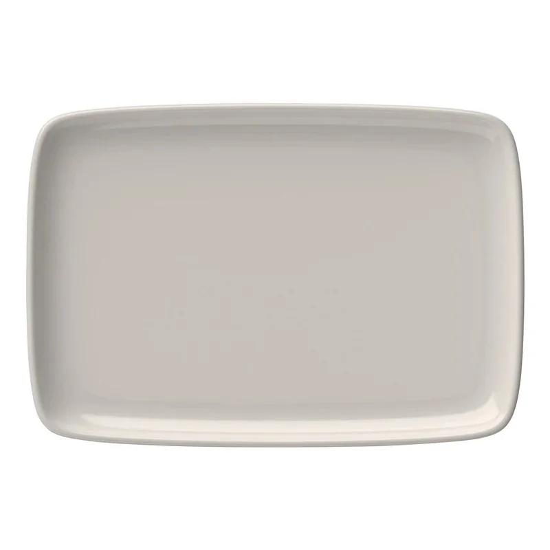 ID Fine Quadro White Fine China Rectangular Platter – 13.2 x 9.1 Inch - Set of 6 ID Fine Quadro White Fine China Rectangular Platter – 13.2 x 9.1 Inch - Set of 6