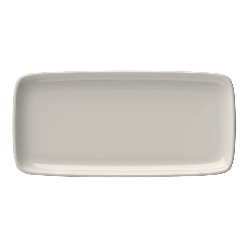 ID Fine Quadro White Fine China Rectangular Platter – 13.5 x 6.4 Inch - Set of 6 ID Fine Quadro White Fine China Rectangular Platter – 13.5 x 6.4 Inch - Set of 6