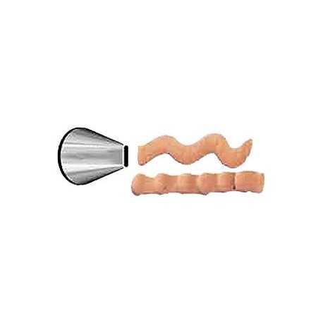 Ateco 44 Ateco 44 - Ribbon Pastry Tip - Stainless Steel Basketwave and Ribbon Pastry Tips