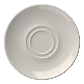 ID Fine Lona White Fine China Saucer – 6.3 Inch - Set of 12